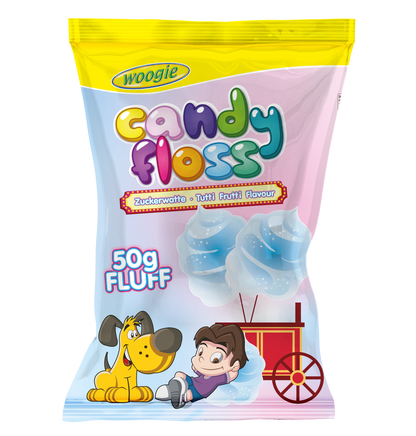 Zuckerwatte Tutti Frutti Geschmack 50g