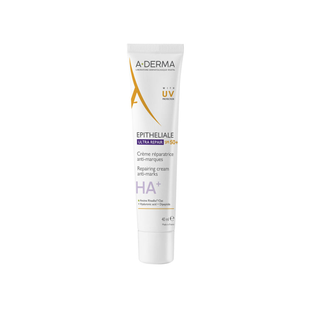 A-Derma A-Derma, Epitheliale Ultra Repair, Reparatur, Täglich, Sahne, Körper, SPF 50+, 40 ml Regular