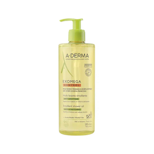 A-Derma A-Derma, Exomega Control, Emolliens, Duschöl, Für sehr trockene bis atopische empfindliche Haut, 500 ml Regular