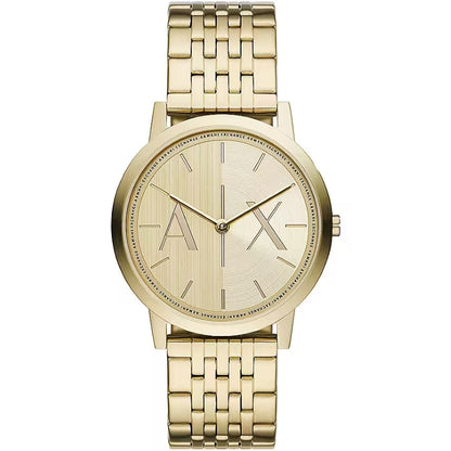 A|X ARMANI EXCHANGE DALE AX2871 Only Time Armbanduhr 40 mm Gold ansicht-2