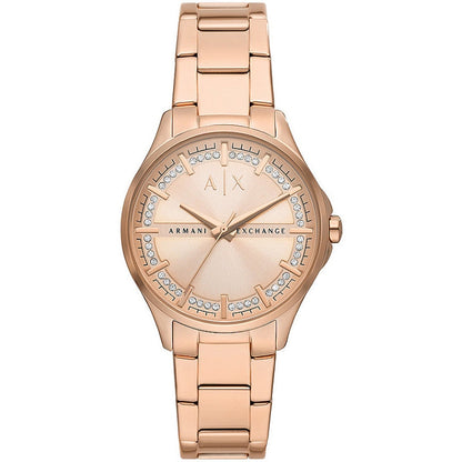 A|X ARMANI EXCHANGE HAMPTON AX5264 Only Time Armbanduhr 36 mm Gold ansicht-2