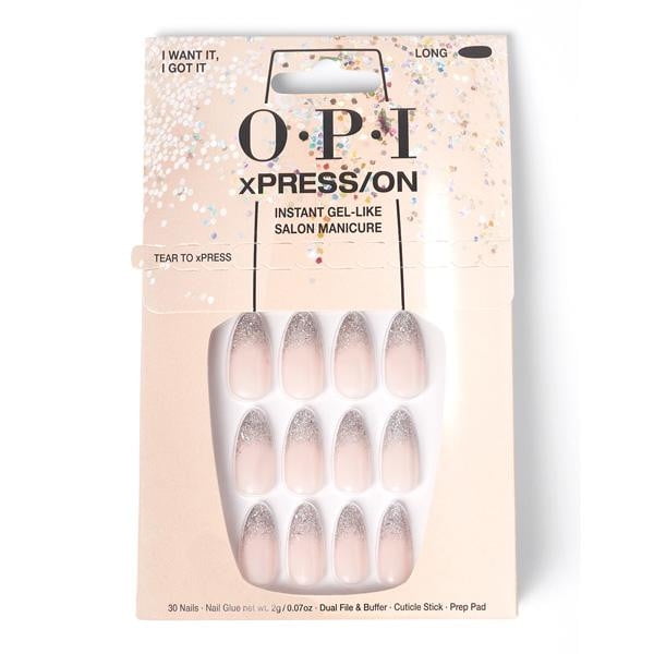 Opi Xpress-On Uñas Artificiales Nail Art I Want It, I Got It 30 U