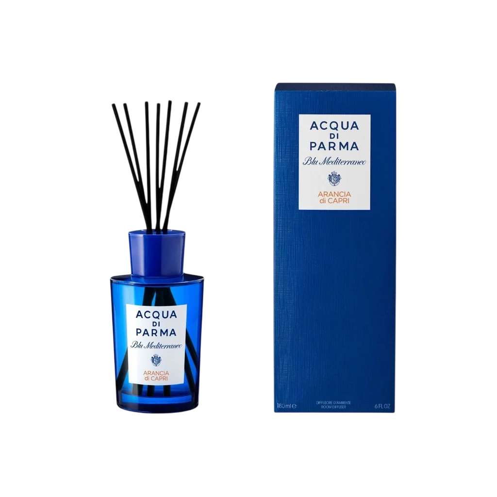 Acqua di Parma Acqua di Parma, Blu Mediterraneo Arancia di Capri, Duftstäbchen, Aroma-Rattanstäbchen-Diffusor, 180 ml Regular