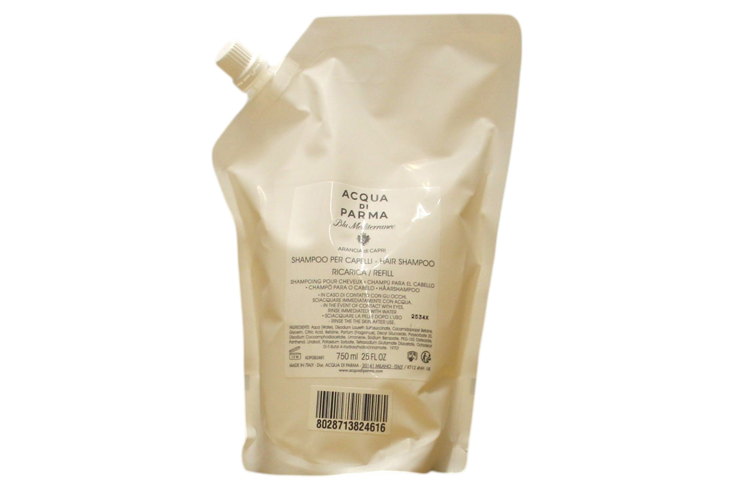 Acqua di Parma Acqua di Parma, Blu Mediterraneo Arancia di Capri, Haarshampoo, Weichmachen, 750 ml Regular