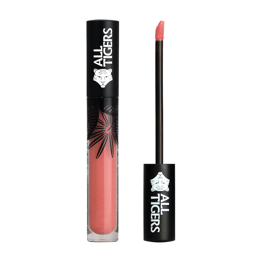 All Tigers All Tigers, Natural & Vegan, Natürlich, Matt, Lipgloss, SECHSHUNDERTSECHSUNDNEUNZIG, Jage deine Träume, 8 ml Regul