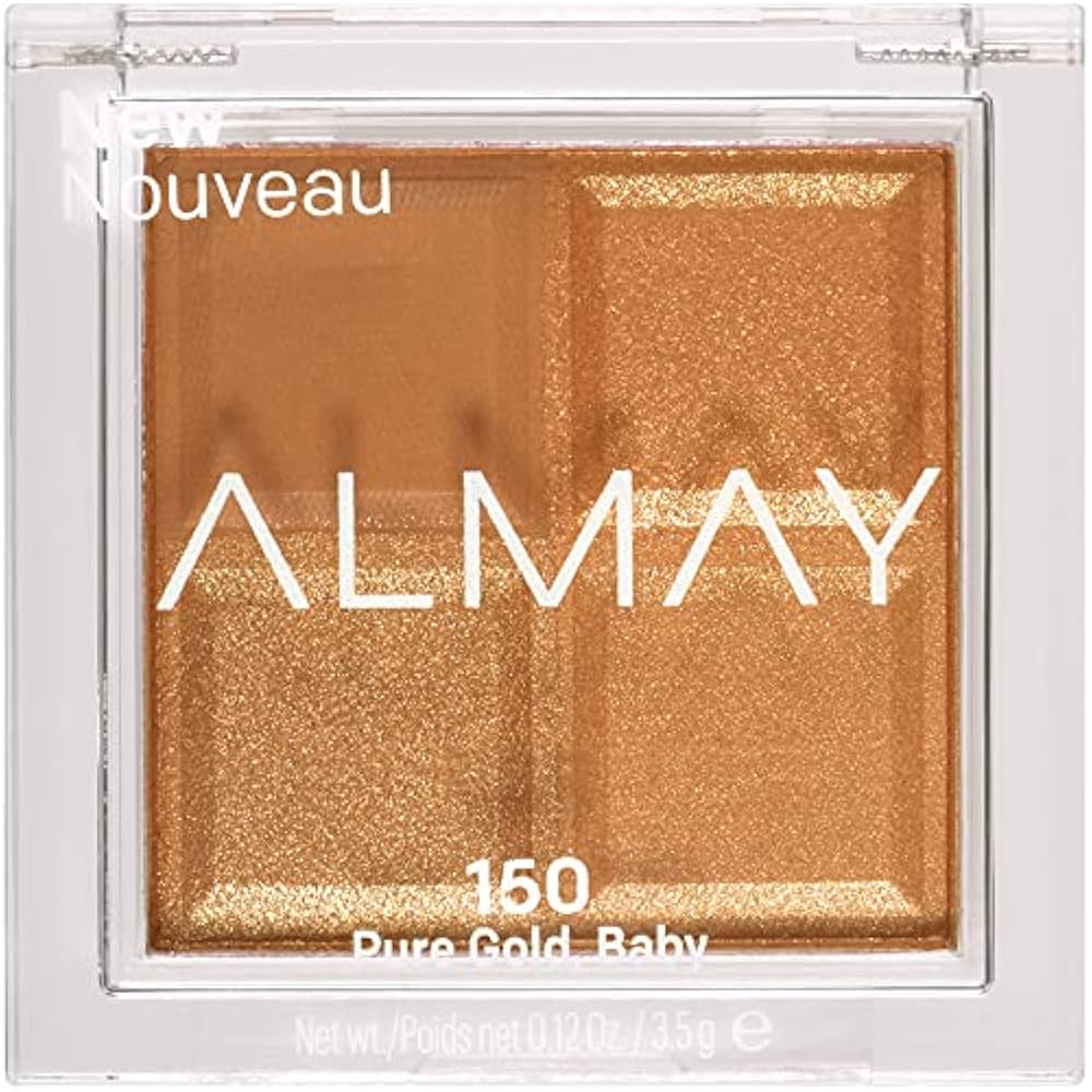 Almay Almay, Shadow Quad, Lidschattenpalette, 150, Reines Gold, 4 Schattierungen, 3.5 g Regular
