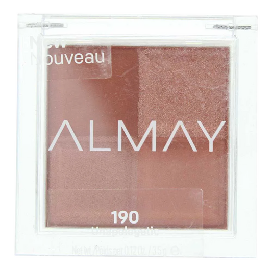 Almay Almay, Shadow Quad, Lidschattenpalette, 190, Unentschuldigend, 4 Schattierungen, 3.5 g Regular