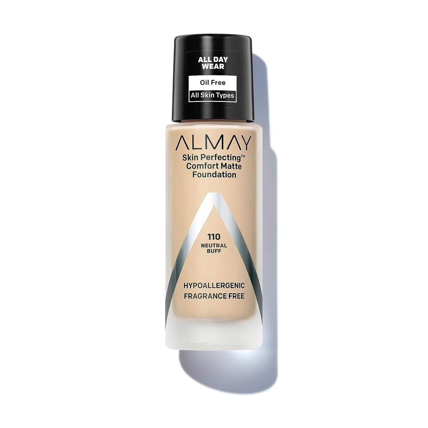 Almay Almay, Skin Perfecting Comfort, Matt, Flüssige Grundierung, 110, Neutral Buff, SPF 15, 30 ml Regular