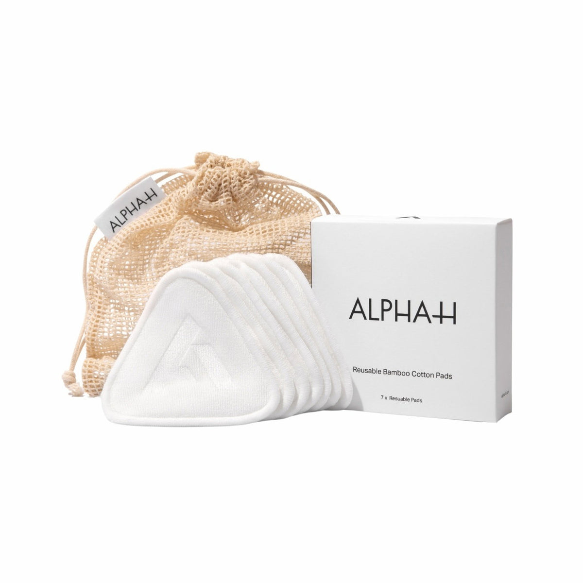 Alpha-H Reinigungspads Alpha-H, Re-Usable Bamboo Pads, Cleansing, Cleansing Pads, 7 pcs Regular
