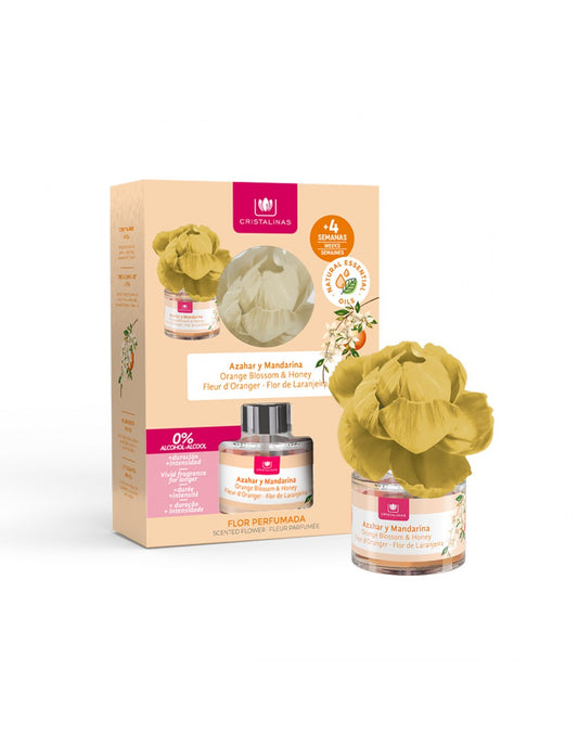 Cristalinas Flor Perfumada Ambientador 0 Azahar y Mandarina 40ml