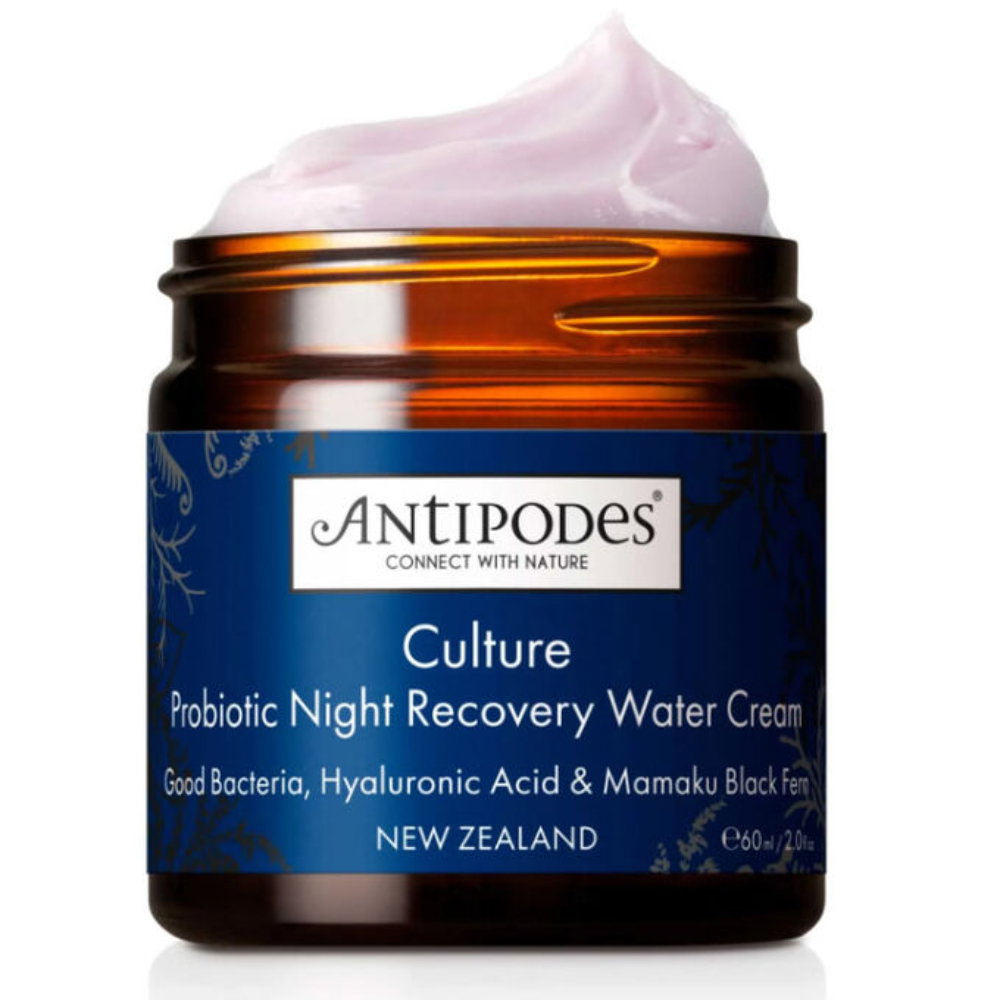 Antipodes Antipodes, Culture Probiotic, Hyaluronsäure, Reparatur, Nacht, Wassercreme, Für das Gesicht, 60 ml Regular