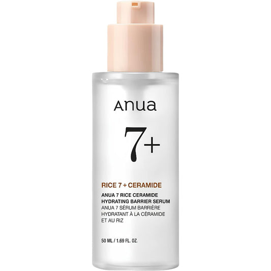 Anua Anua, Rice 7+, Ceramid, Hydratisierend, Serum, Für das Gesicht, 50 ml Regular