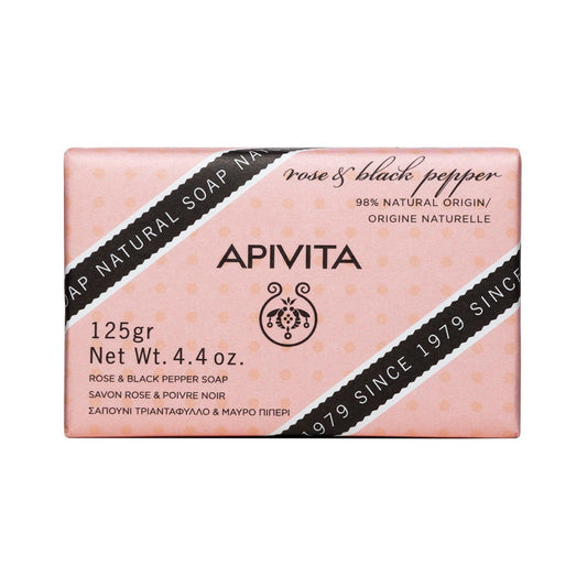 Apivita Apivita, Natural Rose, Duftende Seife, 125 g Regular