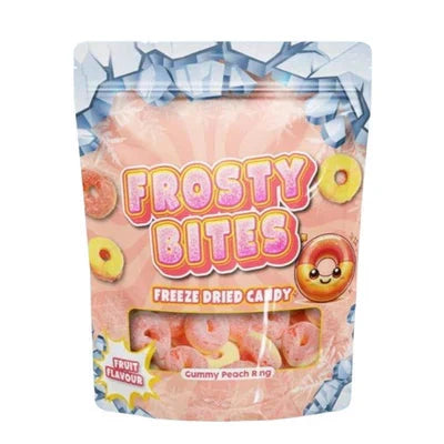 Arctic Farms Frosty Bites Peach Rings gefriergetrocknete Pfirsichringe 50 g