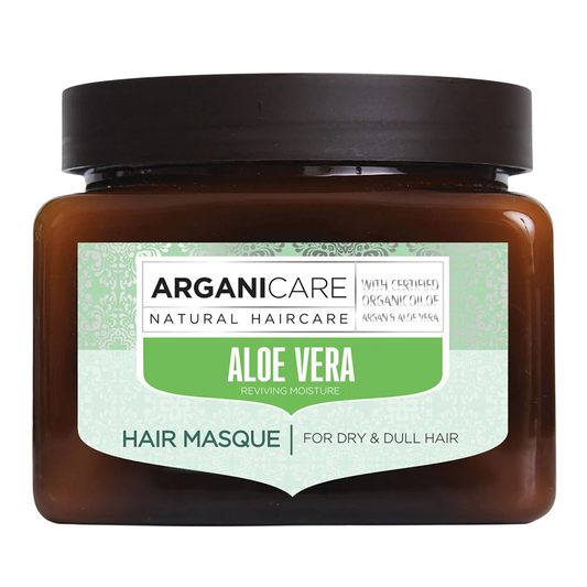 Arganicare Arganicare, Aloe Vera, Vegan und tierversuchsfrei, Haarbehandlungs-Crememaske, Hydrating & Repairing, Wöchentlich,