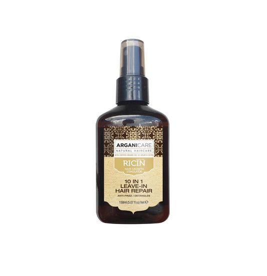 Arganicare Arganicare, 10 in 1 Ricin, Leave-In Conditioner, Detangling & Anti-Frizz, 150 ml Regular