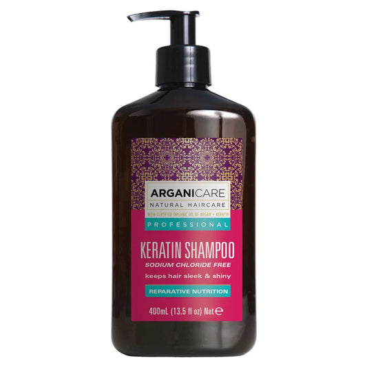 Arganicare Arganicare, Keratin, Haarshampoo, Repairing & Nourishing, 400 ml Regular