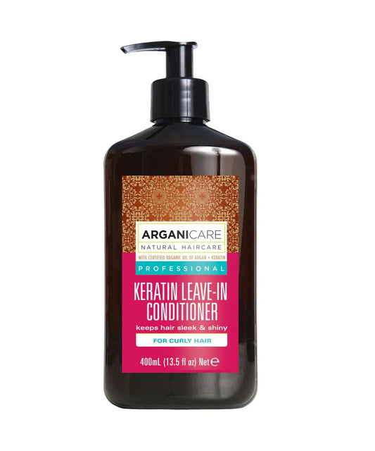 Arganicare Arganicare, Keratin, Leave-In Conditioner, Glänzend, 400 ml Regular