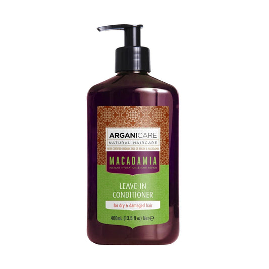 Arganicare Arganicare, Macadamia, Leave-In Conditioner, Nourishing & Repairing, 400 ml Regular