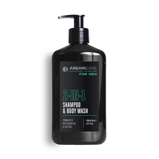 Arganicare Arganicare, Men, Cleansing, Hydrating & Revitalising, Frisch, Duschgel, Körper & Haar, 400 ml Regular