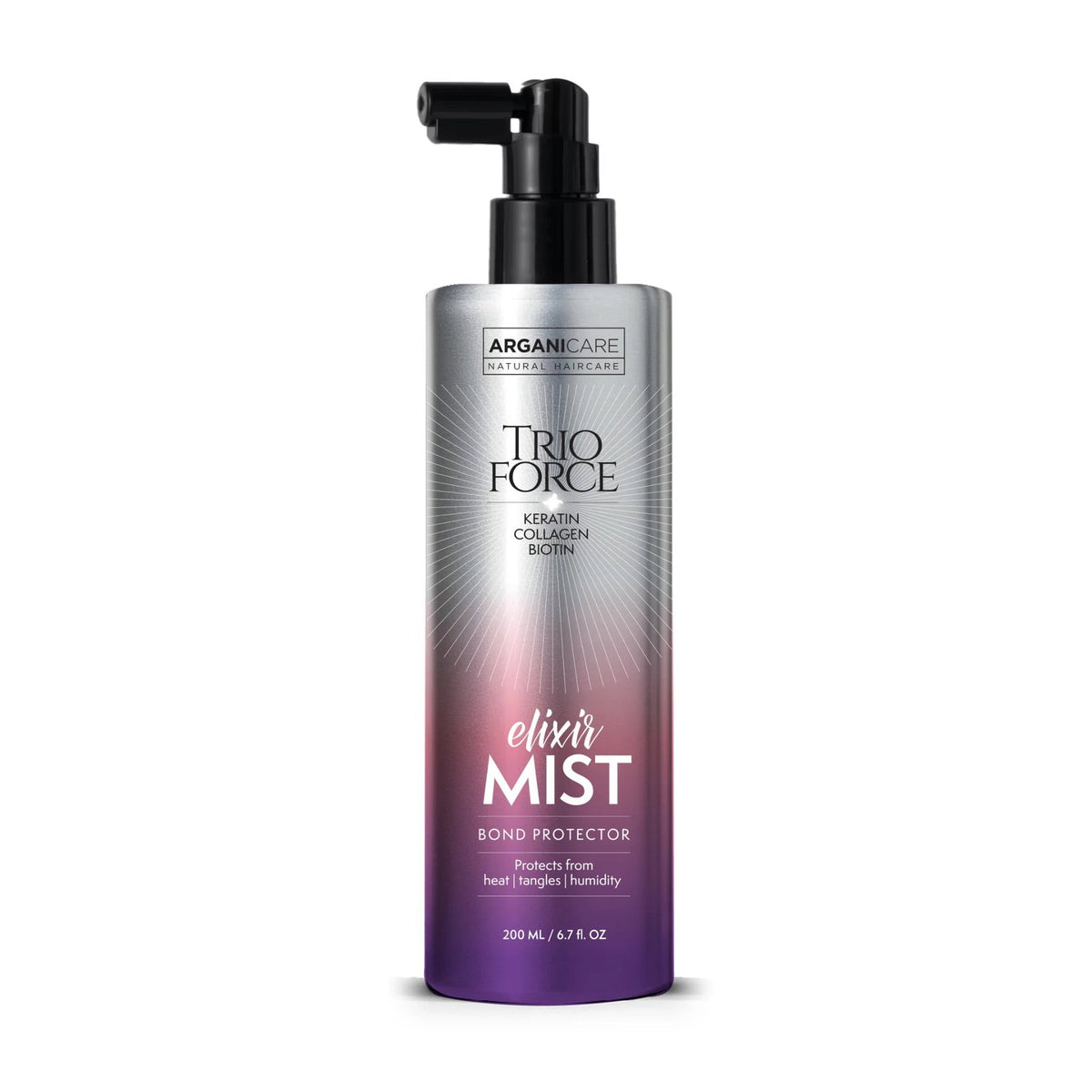 Arganicare Trio Force Elixit Mist Haarspray Behandlung Thermal protection 200 ml
