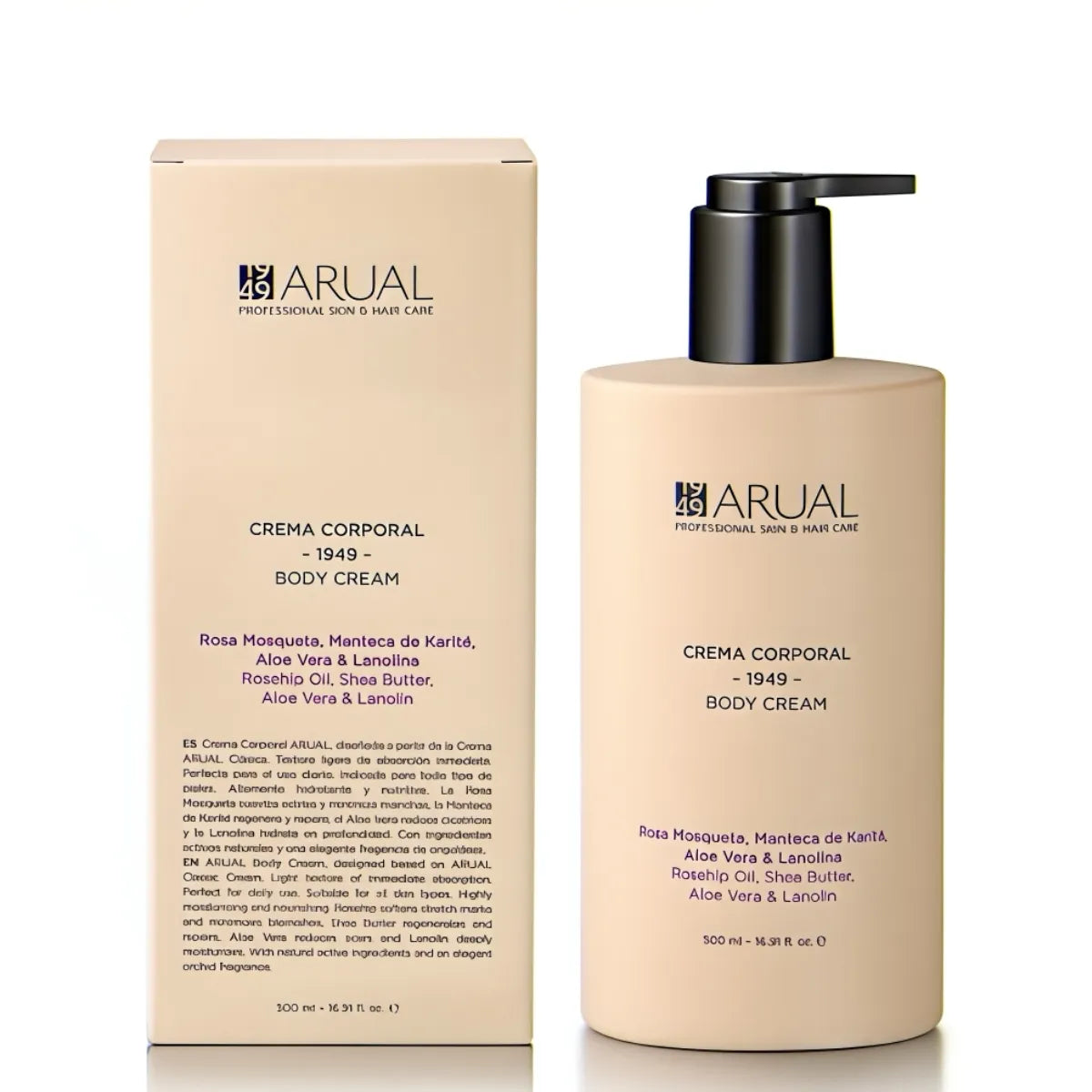 ARUAL Crema Corporal Para La Piel 500 ml Körpercreme für die Haut