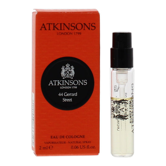 Atkinsons Atkinsons, 44 Gerrard Street, Eau de Cologne, Unisex, 2 ml Fläschchen Vial