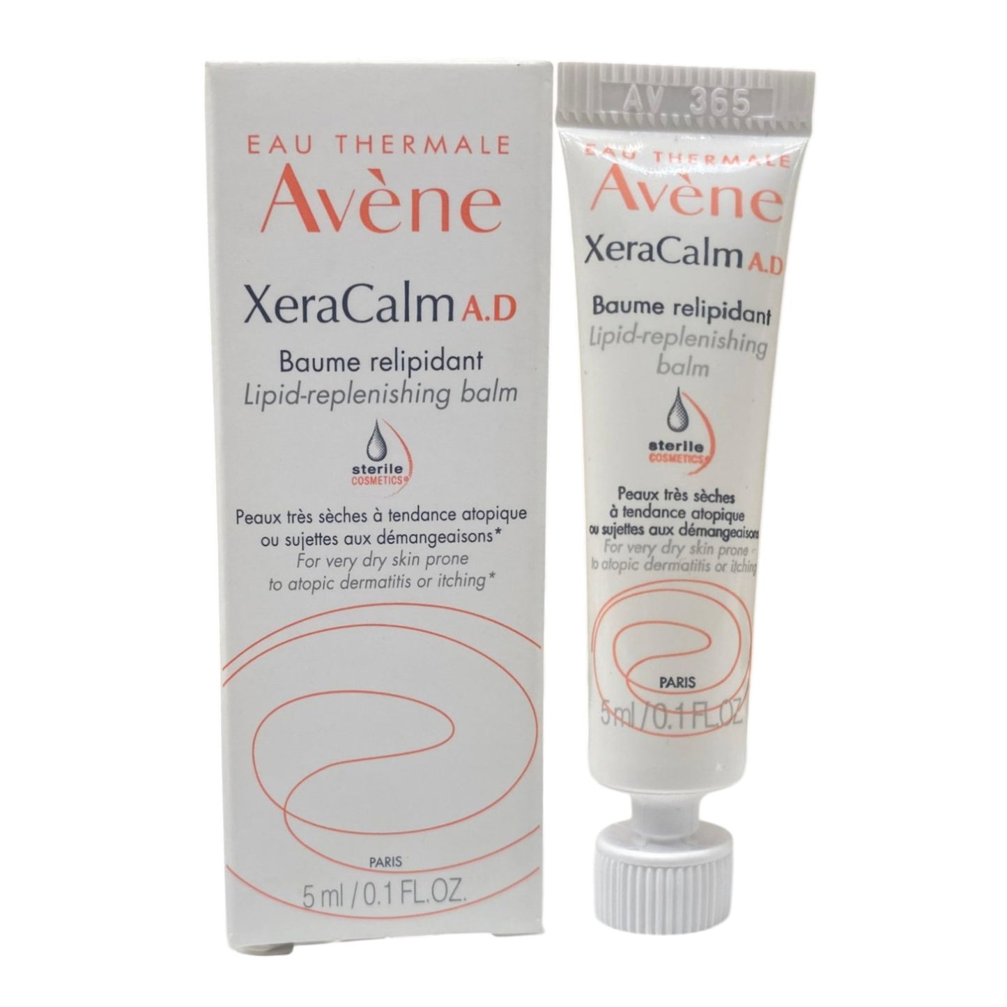Avene, XeraCalm A.D, Parabenfrei, Nährend, Tag & Nacht, Sahne, Über den ganzen Körper, 5 ml