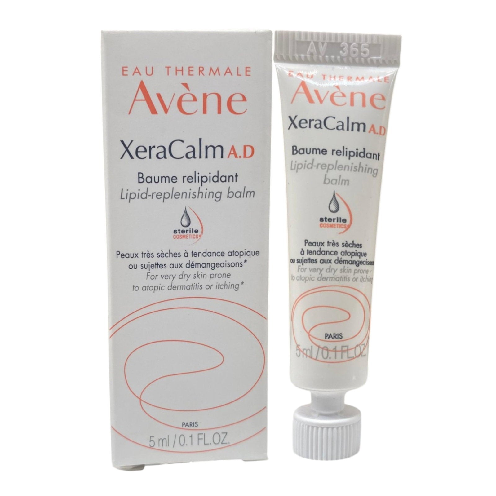 Avene, XeraCalm A.D, Parabenfrei, Nährend, Tag & Nacht, Sahne, Über den ganzen Körper, 5 ml
