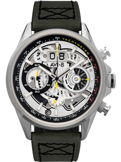 AVI-8 AV-4065-01 Chronograph Armbanduhr 46 mm ansicht-3