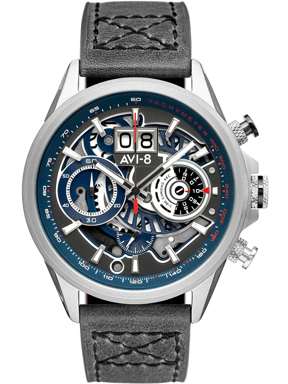 AVI-8 AV-4065-04 Chronograph Armbanduhr 46 mm ansicht-3