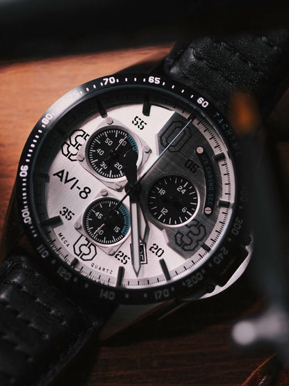 AVI-8 AV-4077-01 Analoguhr Armbanduhr 46 mm ansicht-3
