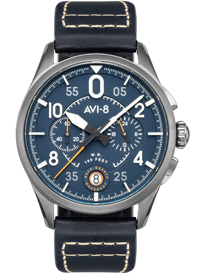 AVI-8 AV-4089-04 Analoguhr Armbanduhr 46 mm ansicht-3