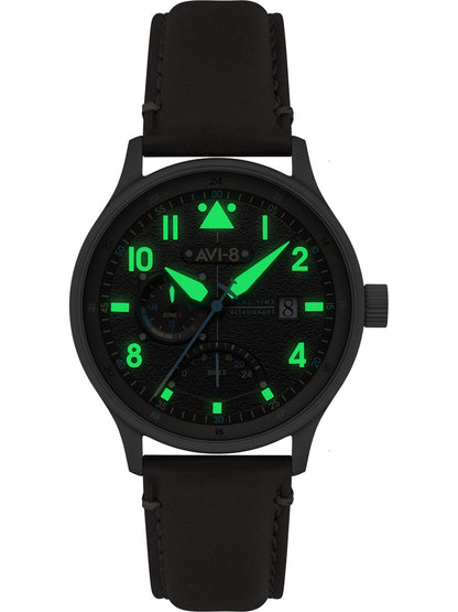 AVI-8 AV-4101-09 Analoguhr Armbanduhr 46 mm ansicht-2