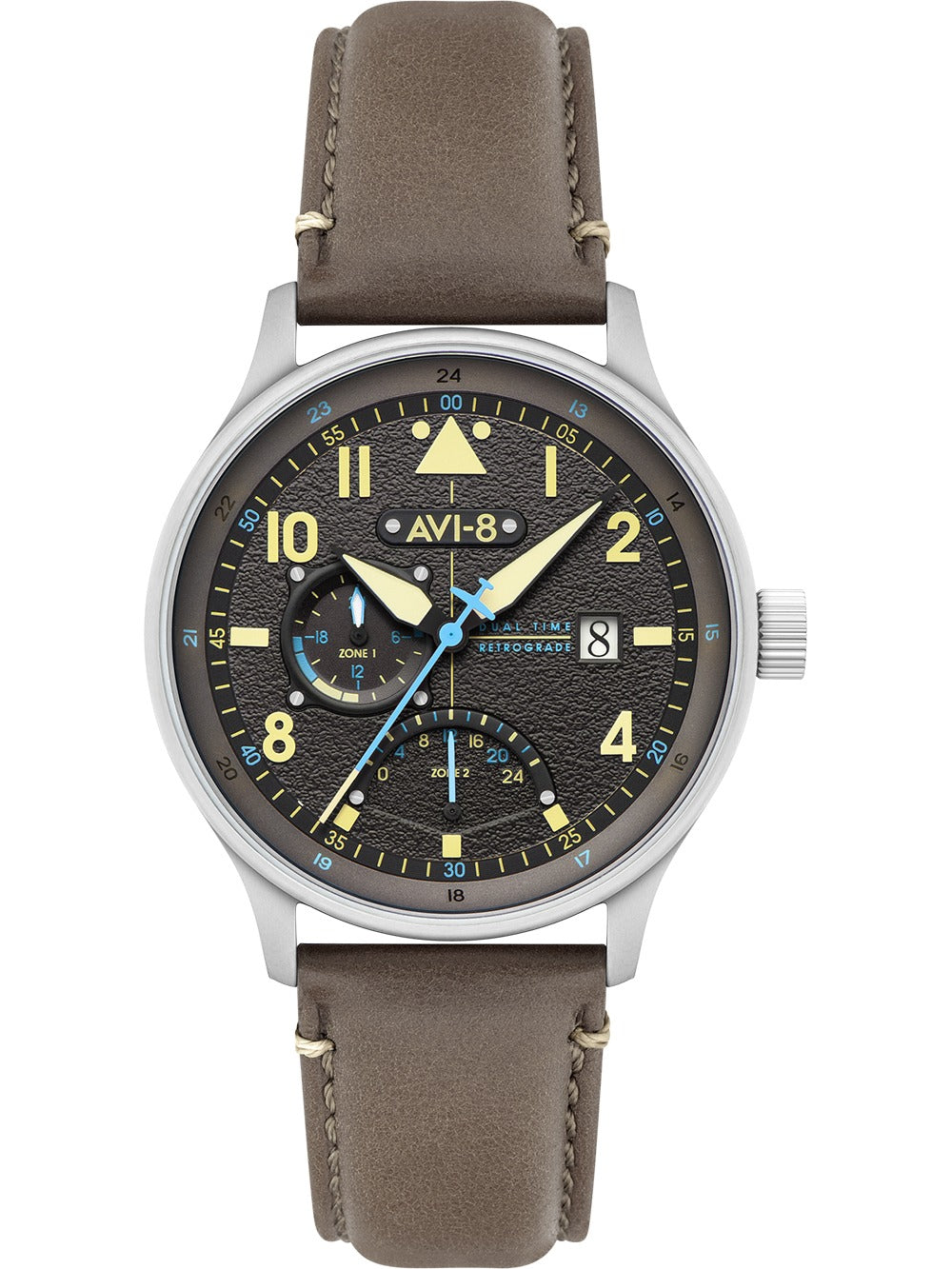 AVI-8 AV-4101-09 Analoguhr Armbanduhr 46 mm