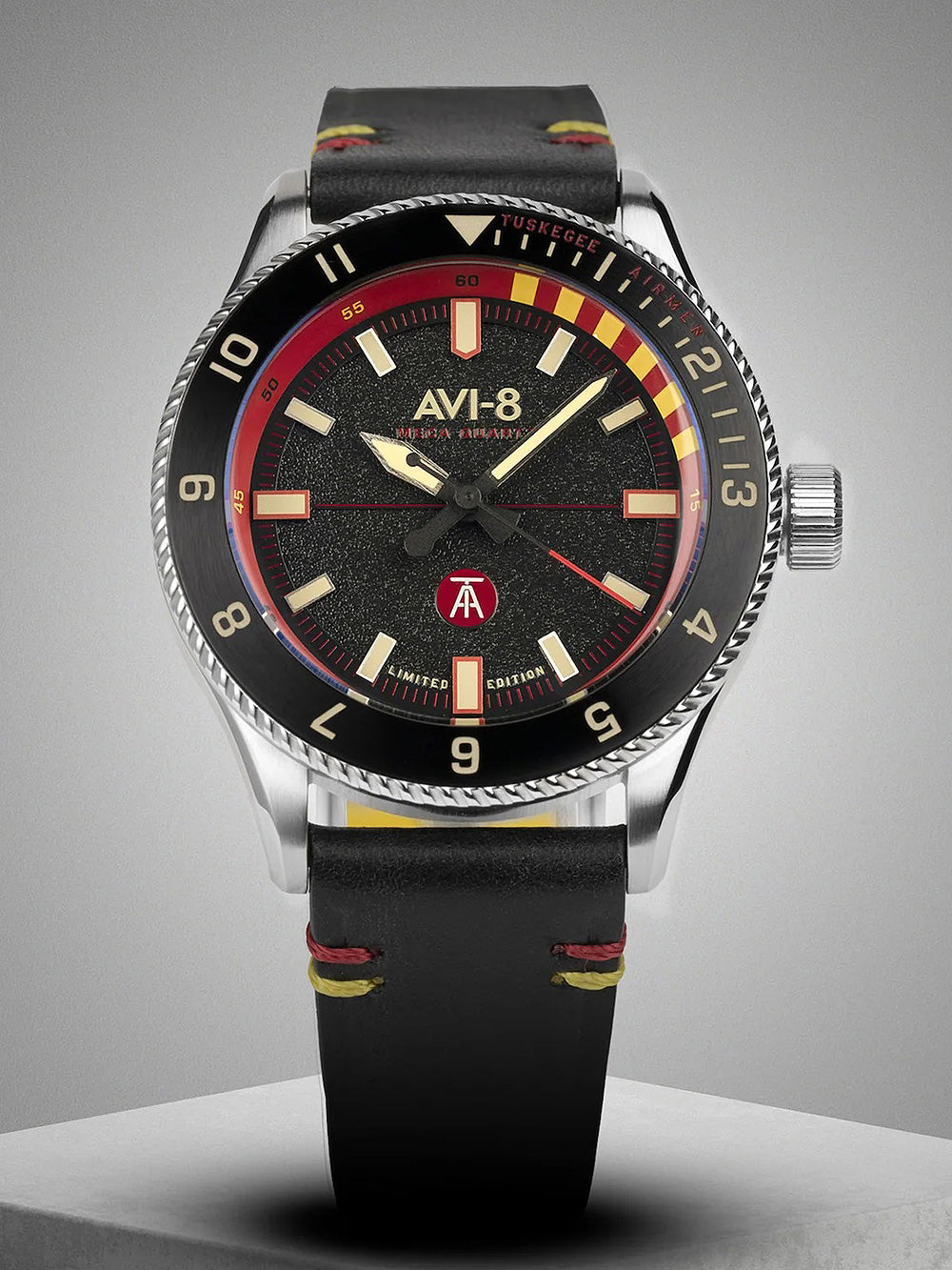 AVI-8 AV-4103-01 Chronograph Armbanduhr 46 mm ansicht-2