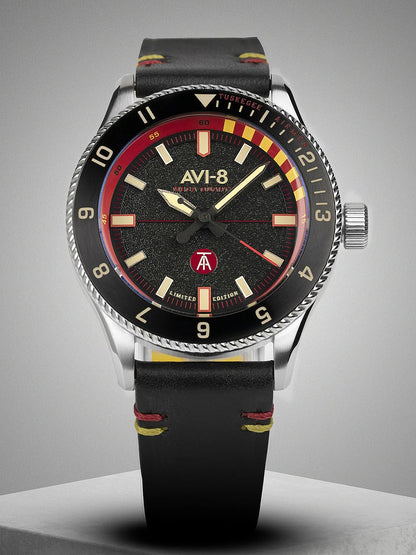 AVI-8 AV-4103-01 Chronograph Armbanduhr 46 mm ansicht-2