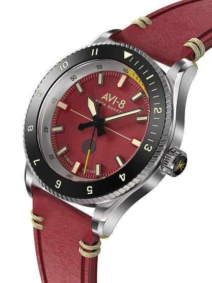 AVI-8 AV-4103-04 Chronograph Armbanduhr 46 mm