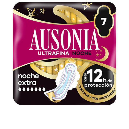 AUSONIA Compresas Noche Extra con Alas 7 Stück