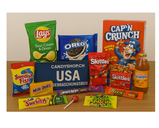 Candyshop.ch USA Mystery Monats Überraschungsbox