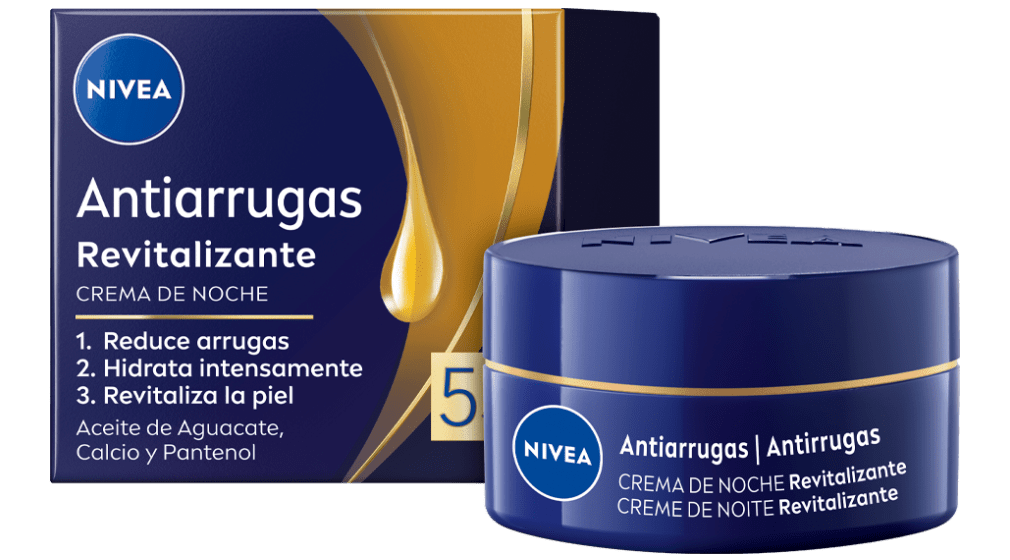 NIVEA Anti-Arrugas 55 Nachtcreme 50 ml Cuidado Revitalizante