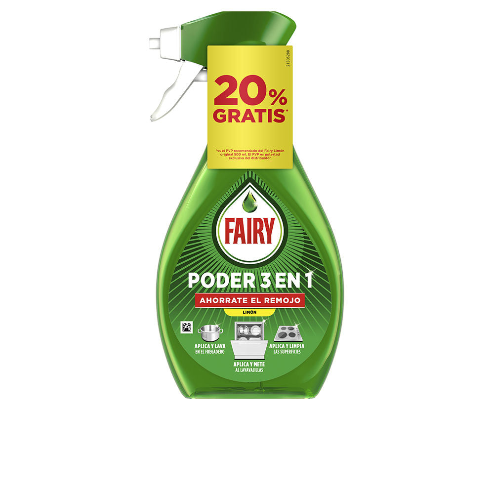 FAIRY POWER 3 IN 1 LEMON spray bottle 500 ml