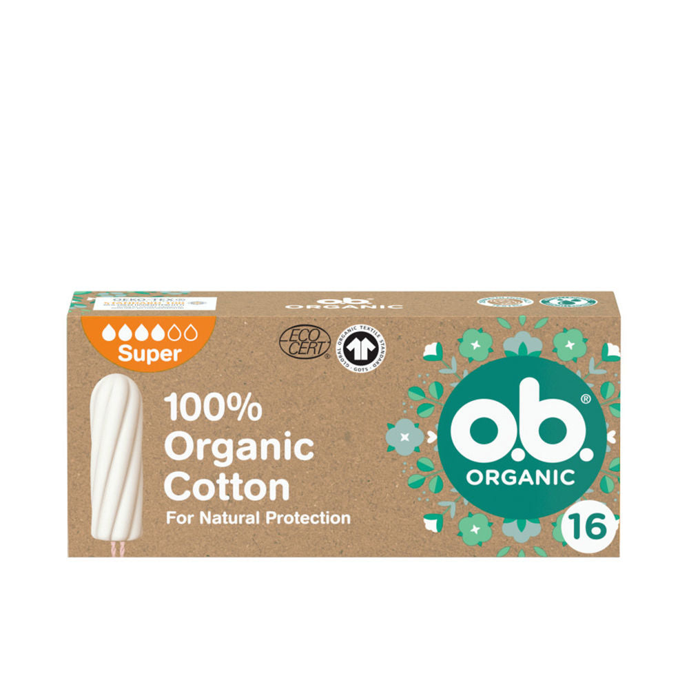 OB ORGANIC super tampon 16 units