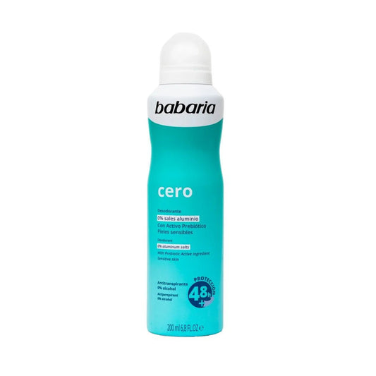 Babaria Babaria, Cero, Erfrischend, Deodorant Spray, Für Frauen, 200 ml Regular