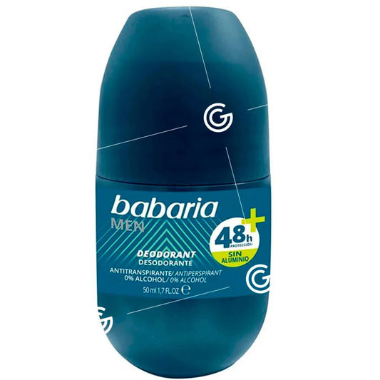 Babaria Deodorant-Roll-On Babaria, Men, 48h Protection, Deodorant Roll-On, For Men, 50 ml Regular