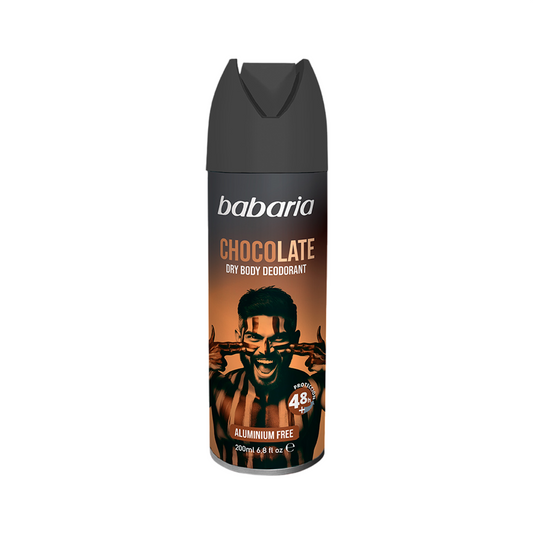Babaria Babaria, Chocolate, 48h Protection, Deodorant Spray, Für Männer, 200 ml Regular