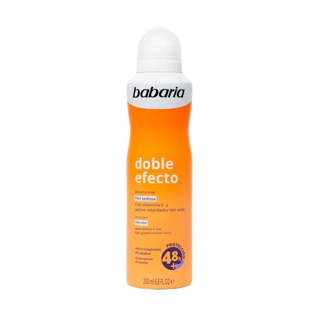 Babaria Babaria, Double Effect, Softening & Smoothing, Deodorant Spray, Für Frauen, 200 ml Regular