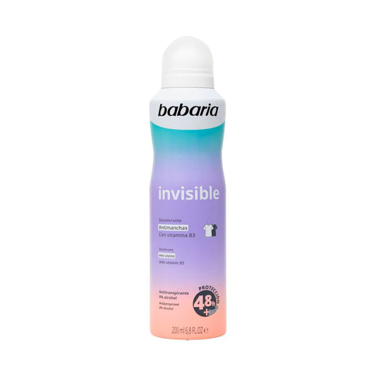 Babaria Babaria, Invisible, 48h Protection, Deodorant Spray, Für Frauen, 200 ml Regular