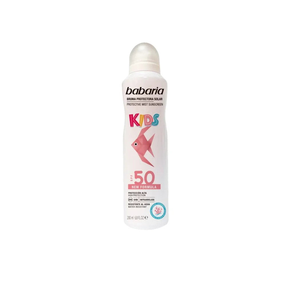 Babaria Babaria, Kids, Sonnenschutznebel, SPF 50, 200 ml Regular