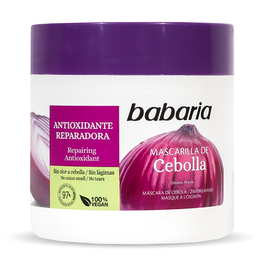Babaria Babaria, Onion, Haarbehandlungs-Crememaske, Strengthening & Repairing, Wöchentlich oder nach Bedarf, 400 ml Regular